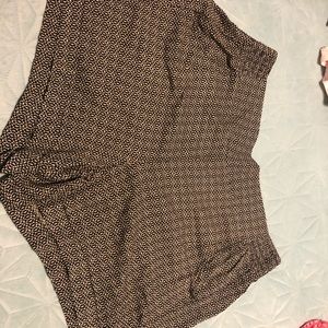 Lane Bryant shorts; black and taupe